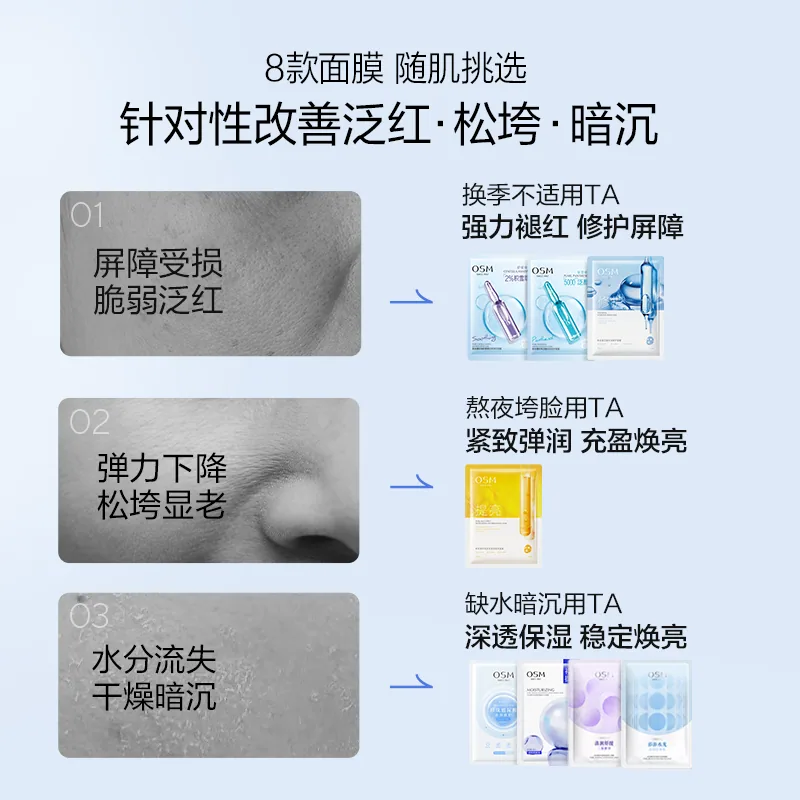 欧诗漫补水保湿面膜组