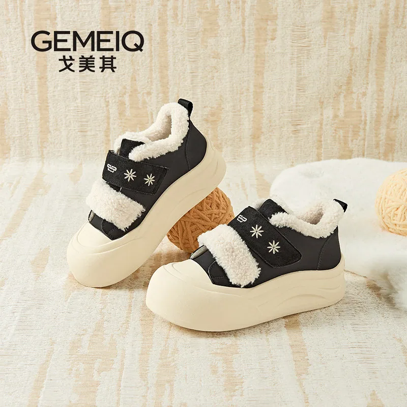 戈美其秋冬加绒马丁靴多款展示（细节图 1）