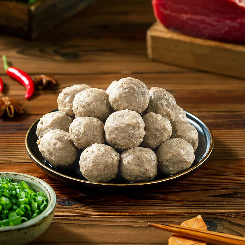 海底捞牛肉丸与包心鱼丸
