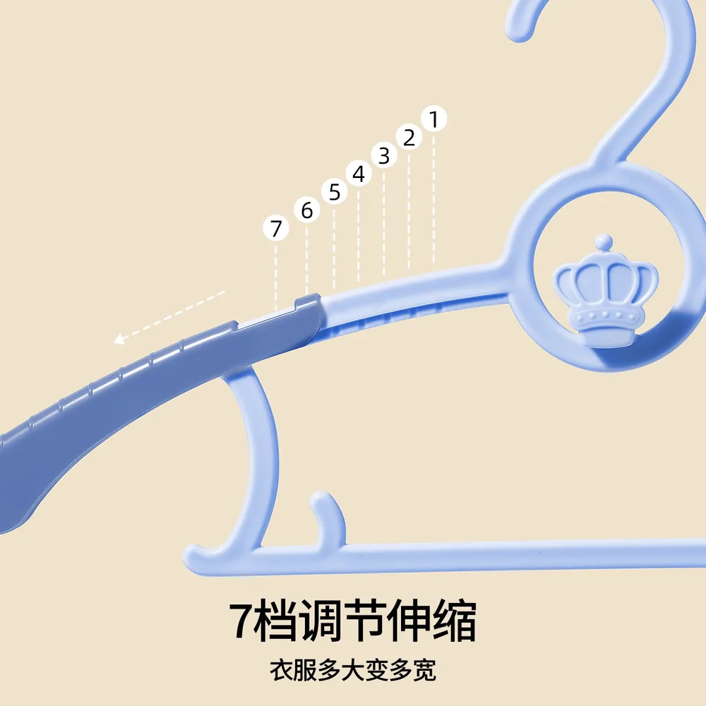 嫚熙婴儿防滑衣架挂着宝宝衣服（细节图 2）