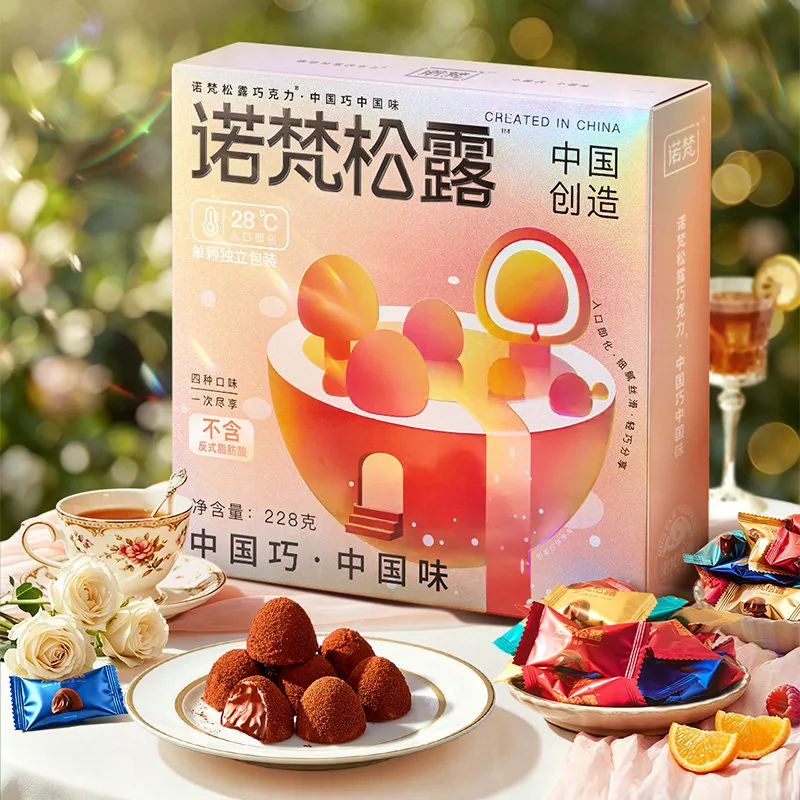 诺梵松露巧克力礼盒258g两盒（细节图 1）