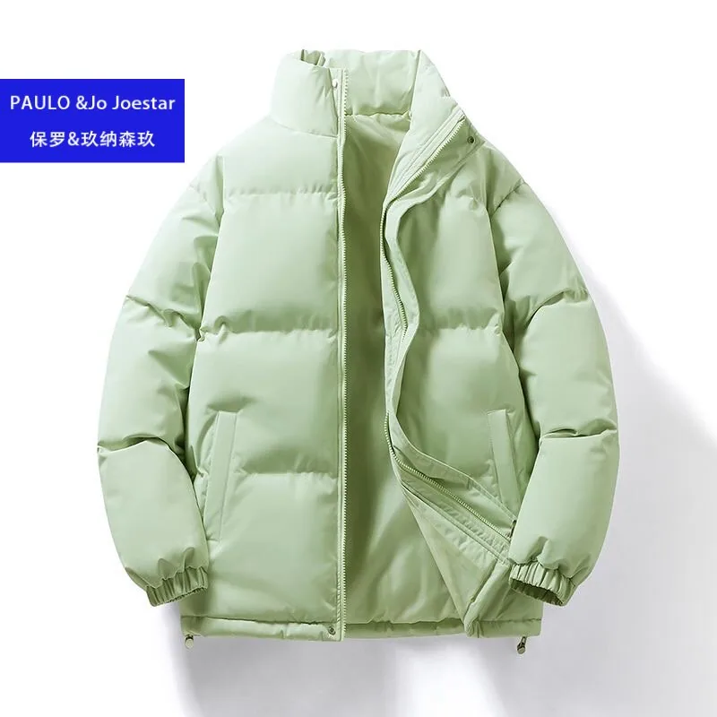 保罗男女同款立领棉服（细节图 1）
