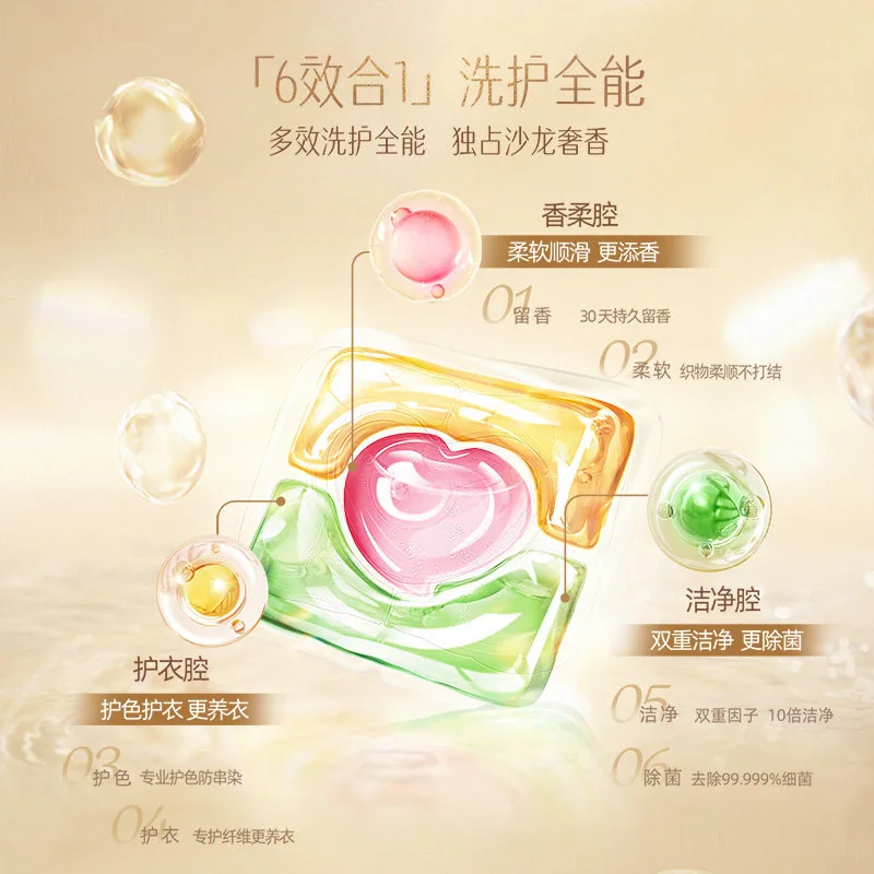 立白沙龙香氛洗衣凝珠54颗装（细节图 2）