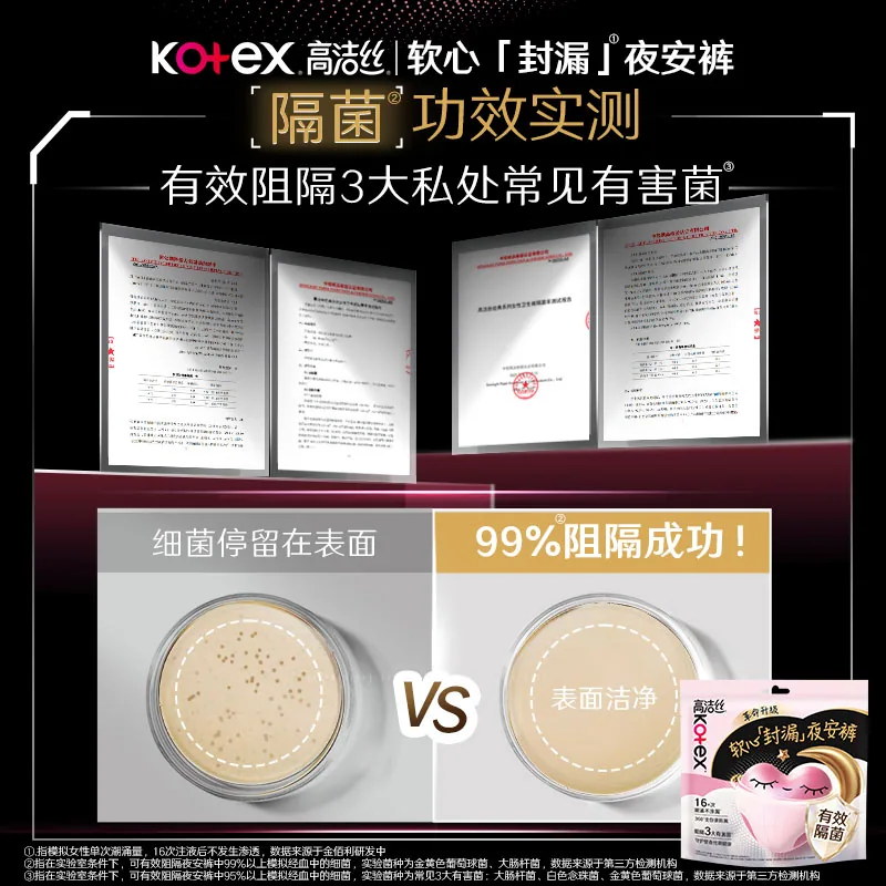 高洁丝超薄防漏甜睡夜安裤32条（细节图 1）