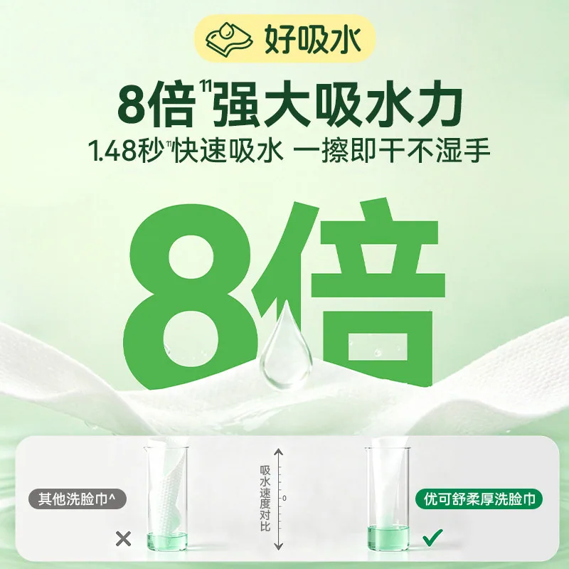 优可舒悬挂洗脸巾110抽（细节图 1）