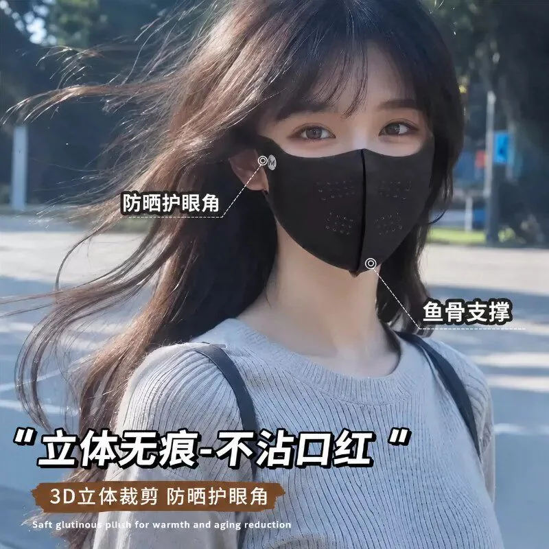 秋冬防寒保暖口罩带透气孔