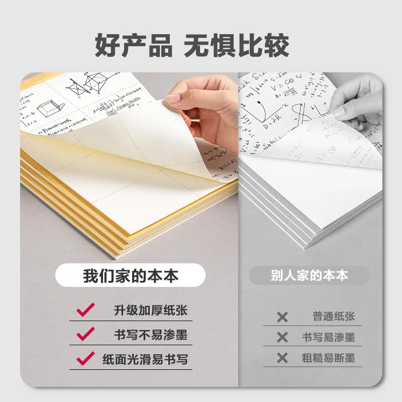 得力分区护眼草稿本5本装（细节图 1）