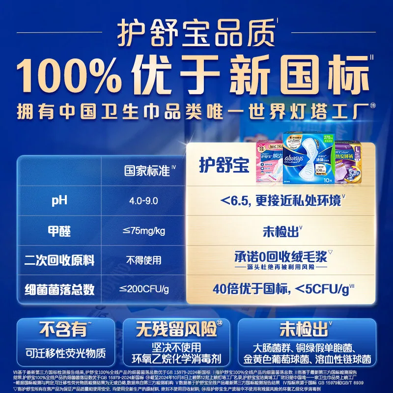 护舒宝液体卫生巾组合