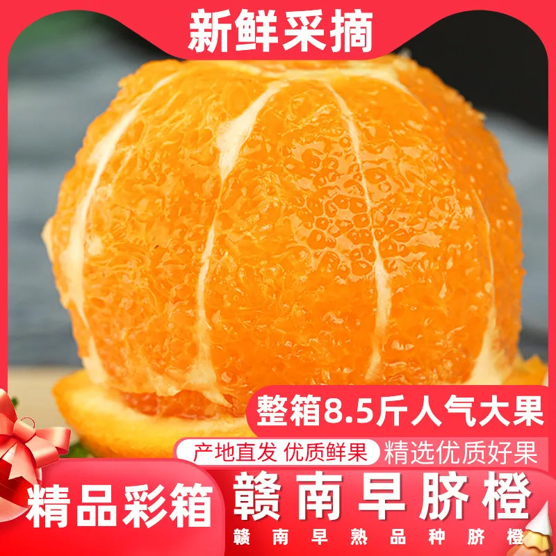 淘宝农场一品优赣南早脐橙5斤
