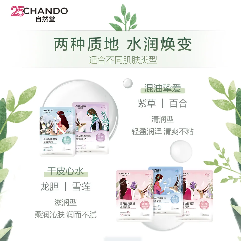 自然堂喜马拉雅补水面膜30片装（细节图 2）