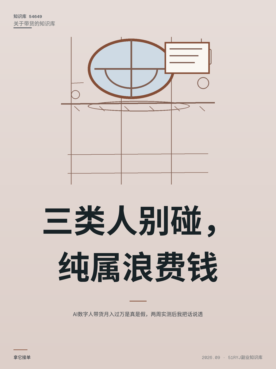 AI数字人带货月入过万是真是假，两周实测后我把话说透