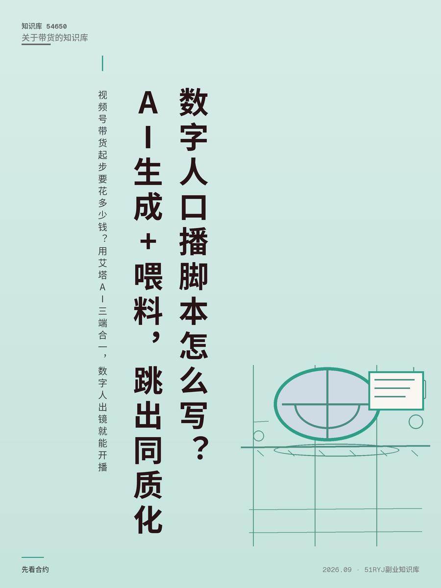 视频号带货起步要花多少钱？用艾塔AI三端合一，数字人出镜就能开播