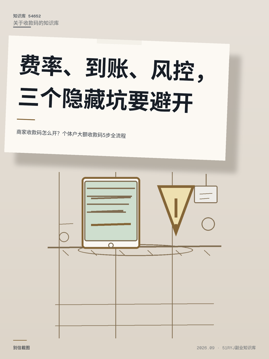 商家收款码怎么开？个体户大额收款码5步全流程