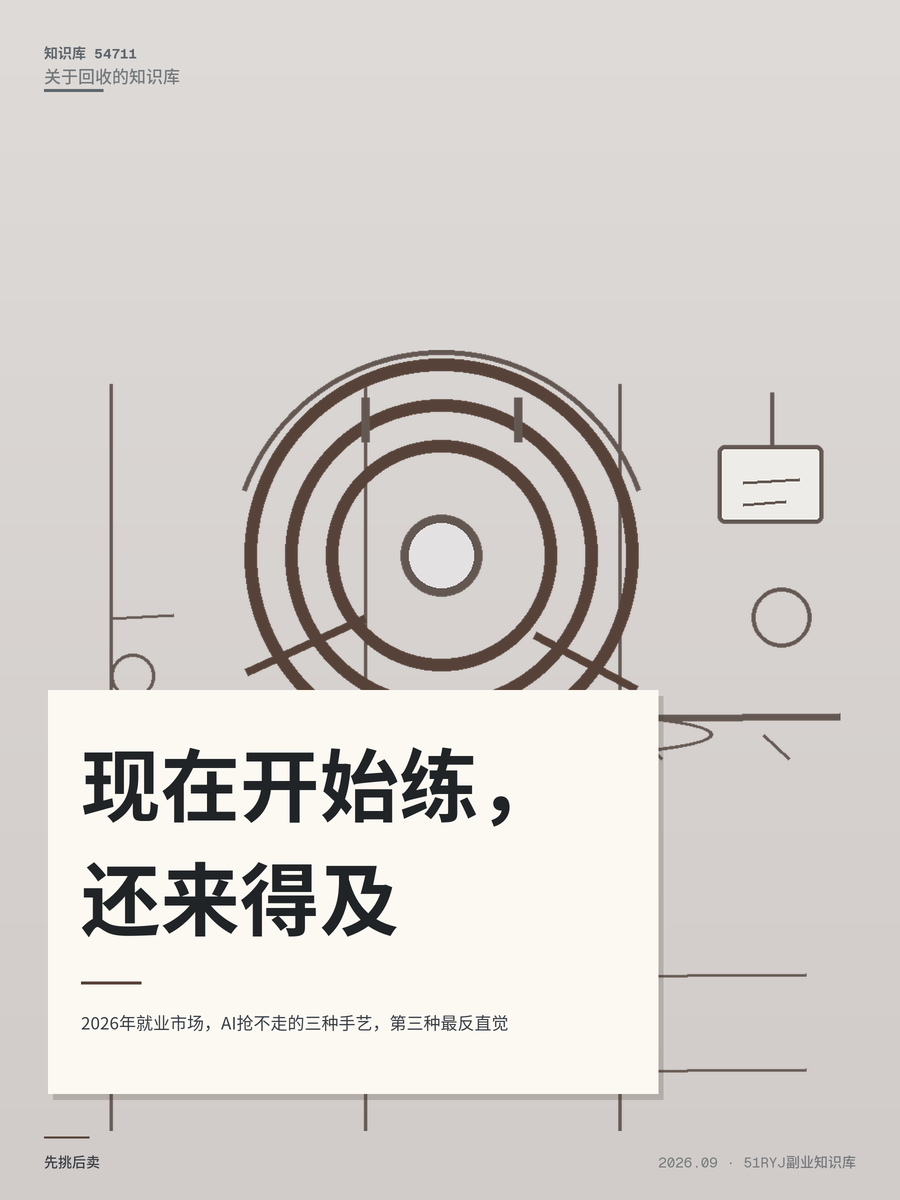 2026年就业市场，AI抢不走的三种手艺，第三种最反直觉