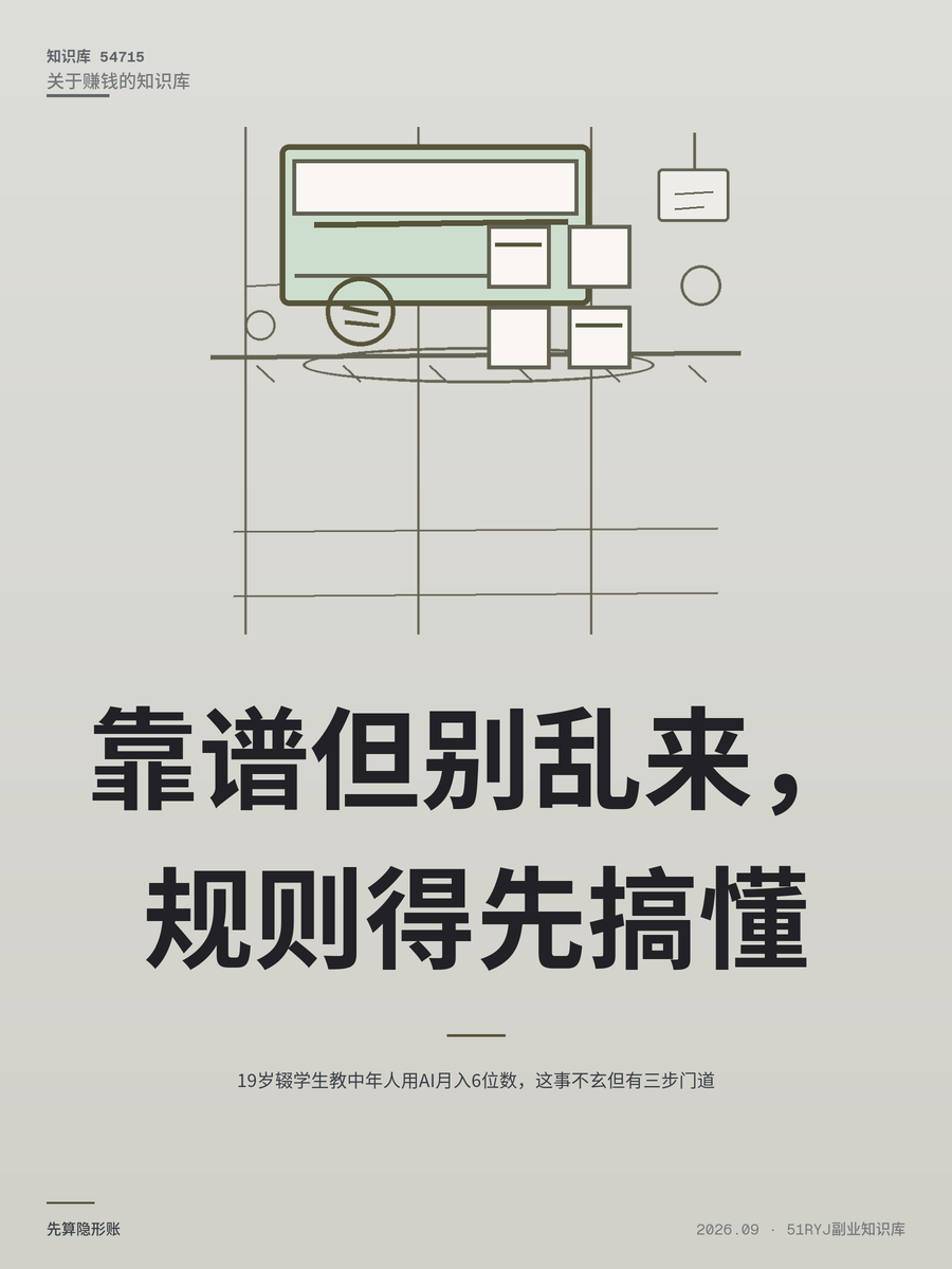 19岁辍学生教中年人用AI月入6位数，这事不玄但有三步门道