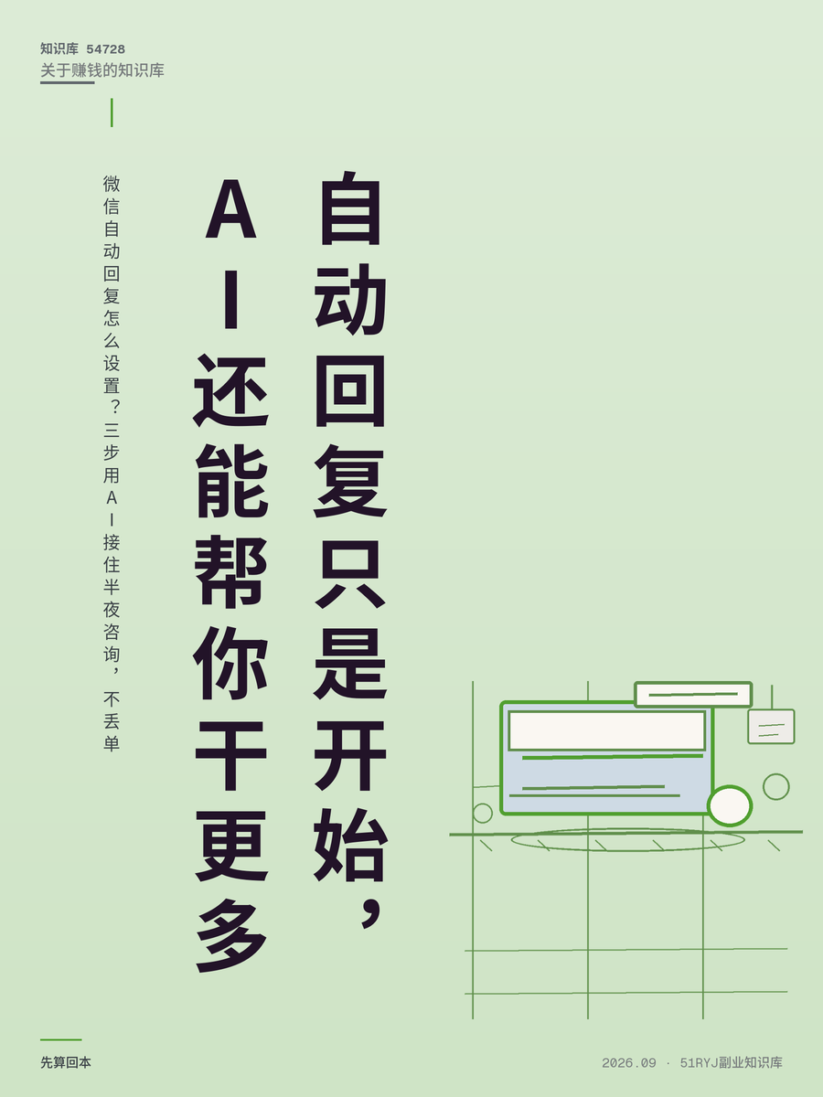 微信自动回复怎么设置？三步用AI接住半夜咨询，不丢单