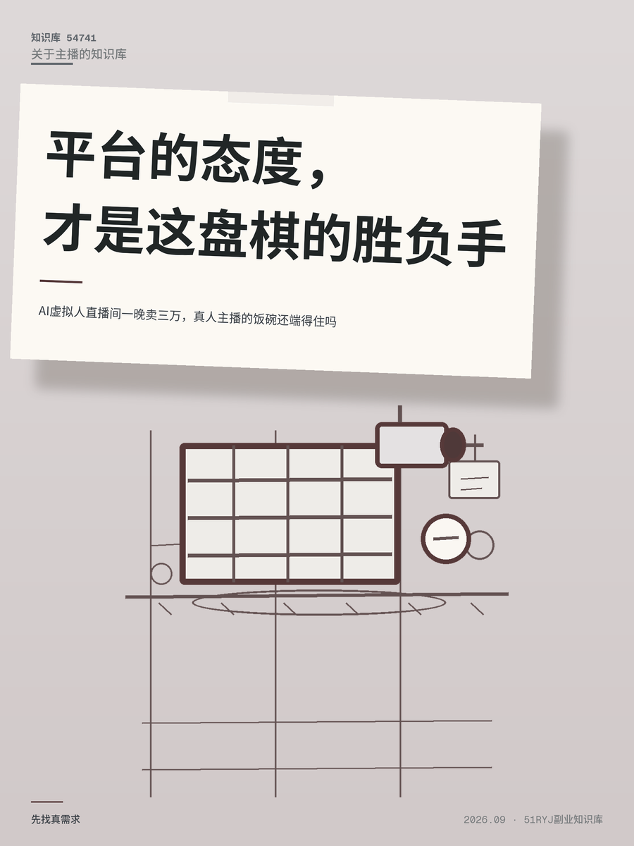 AI虚拟人直播间一晚卖三万，真人主播的饭碗还端得住吗