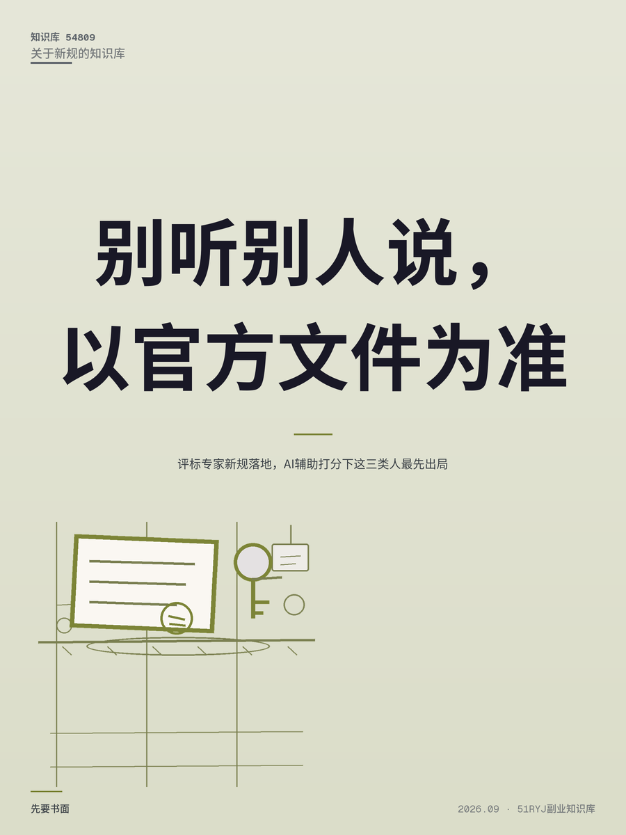 评标专家新规落地，AI辅助打分下这三类人最先出局