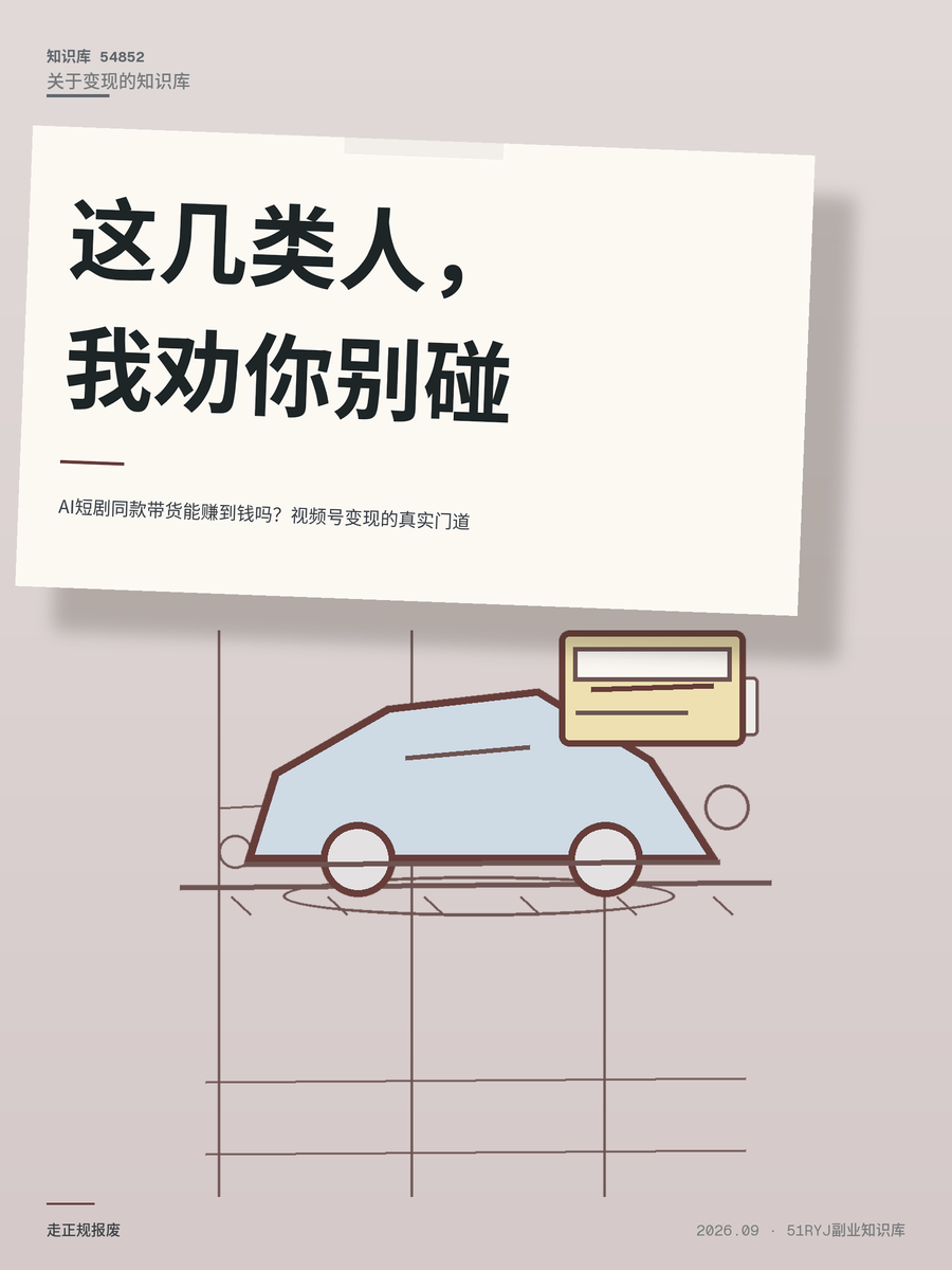 AI短剧同款带货能赚到钱吗？视频号变现的真实门道