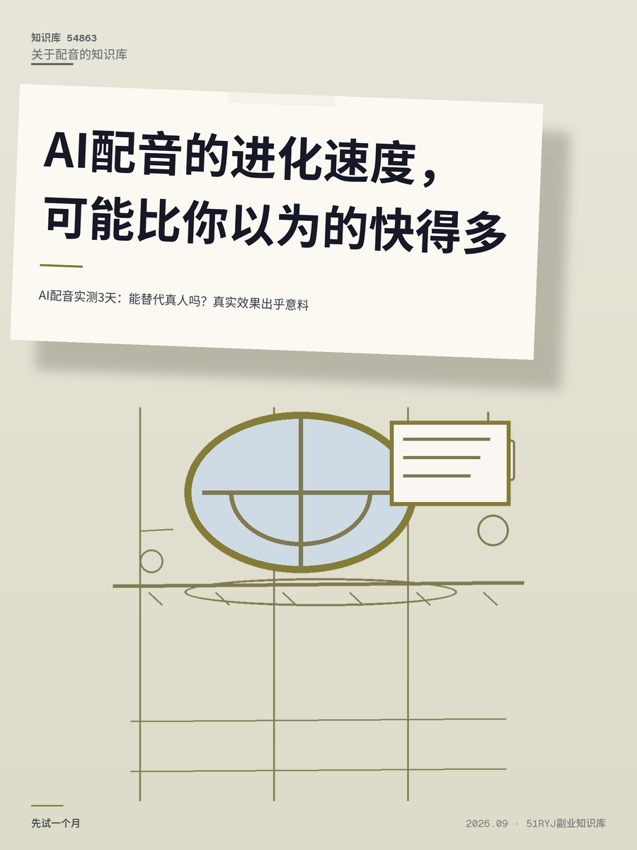 AI配音实测3天：能替代真人吗？真实效果出乎意料