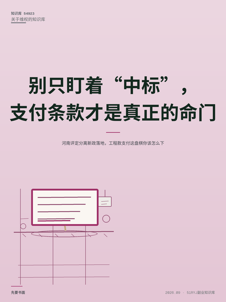 河南评定分离新政落地，工程款支付这盘棋你该怎么下