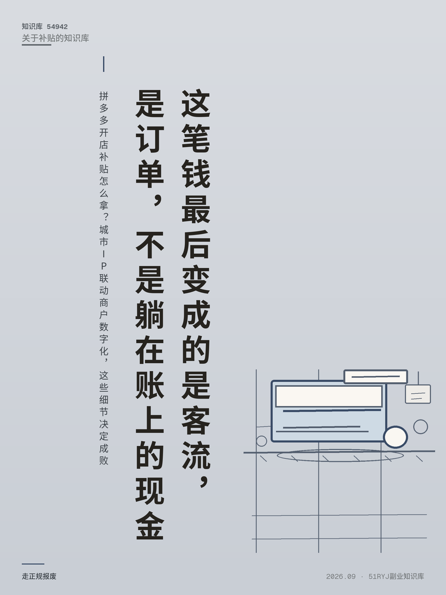 拼多多开店补贴怎么拿？城市IP联动商户数字化，这些细节决定成败