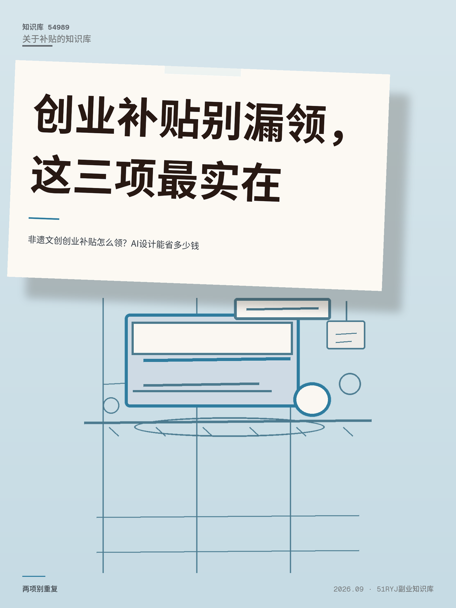 非遗文创创业补贴怎么领？AI设计能省多少钱