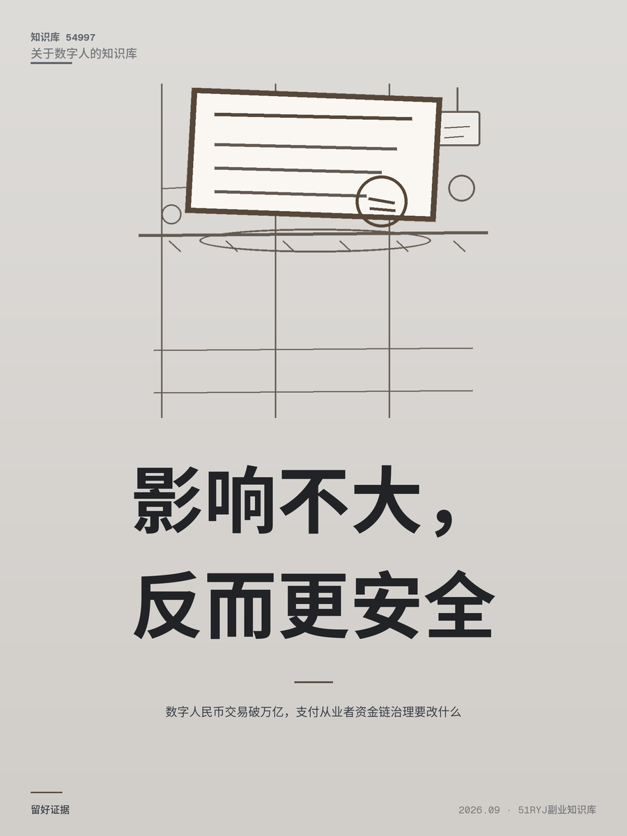 数字人民币交易破万亿，支付从业者资金链治理要改什么