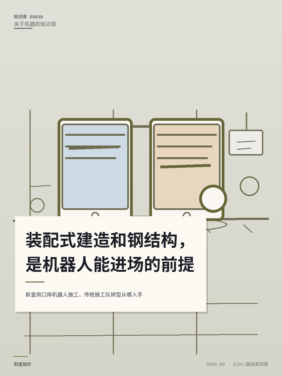 新皇岗口岸机器人施工，传统施工队转型从哪入手