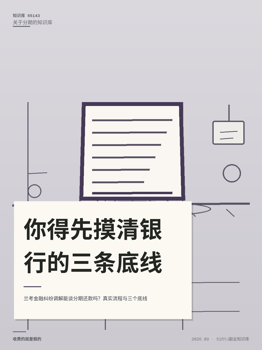 兰考金融纠纷调解能谈分期还款吗？真实流程与三个底线