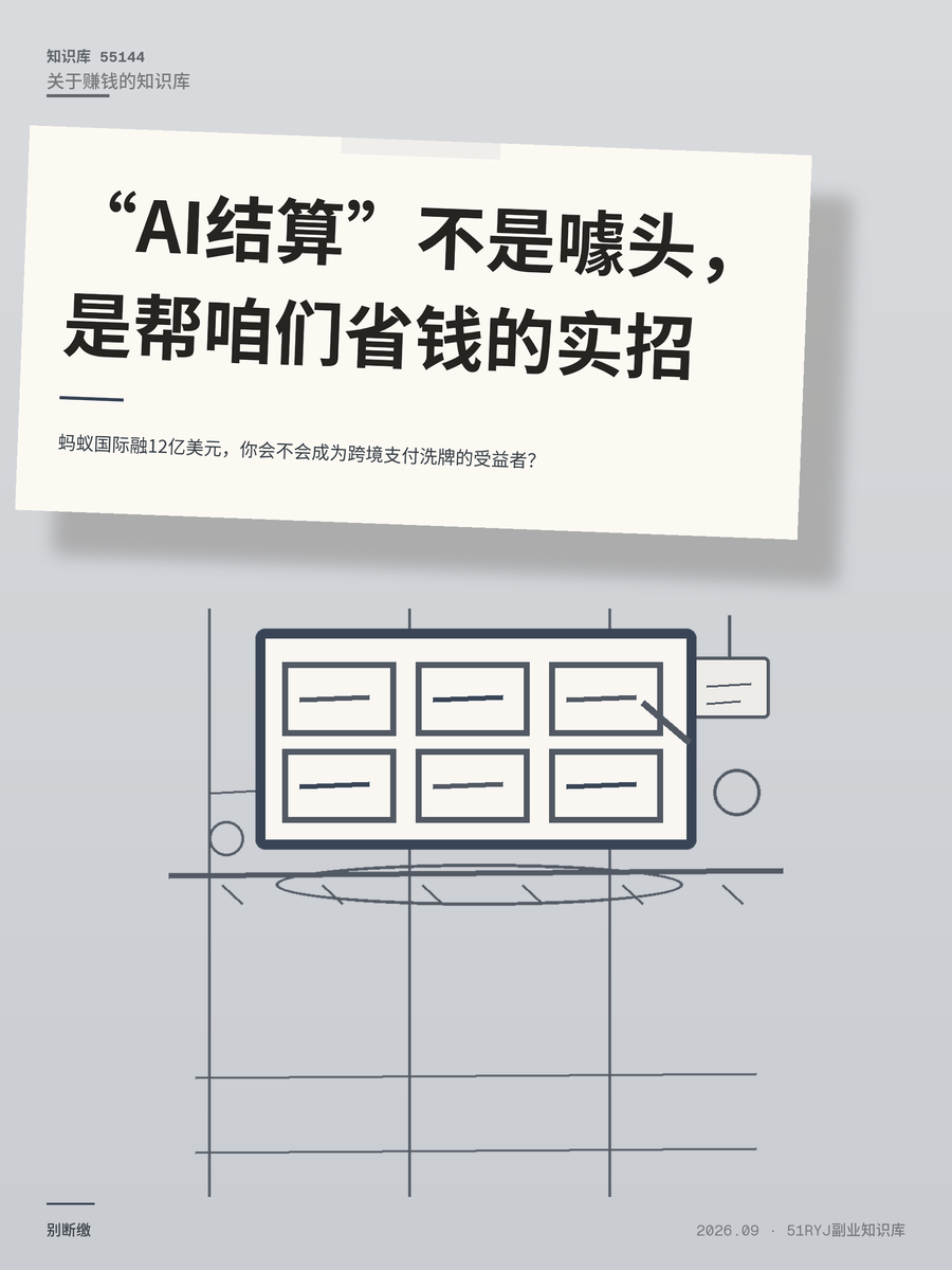蚂蚁国际融12亿美元，你会不会成为跨境支付洗牌的受益者？