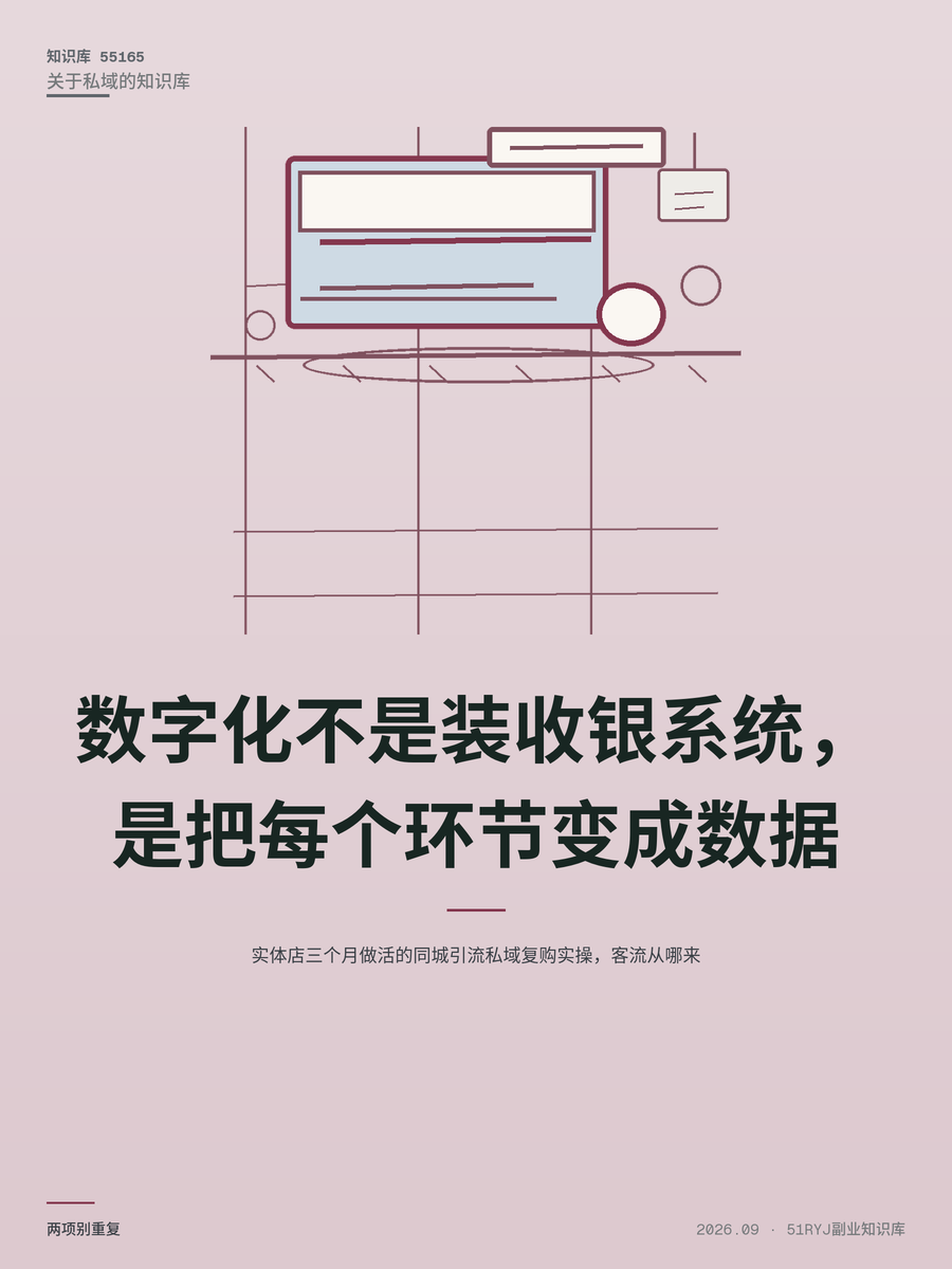 实体店三个月做活的同城引流私域复购实操，客流从哪来