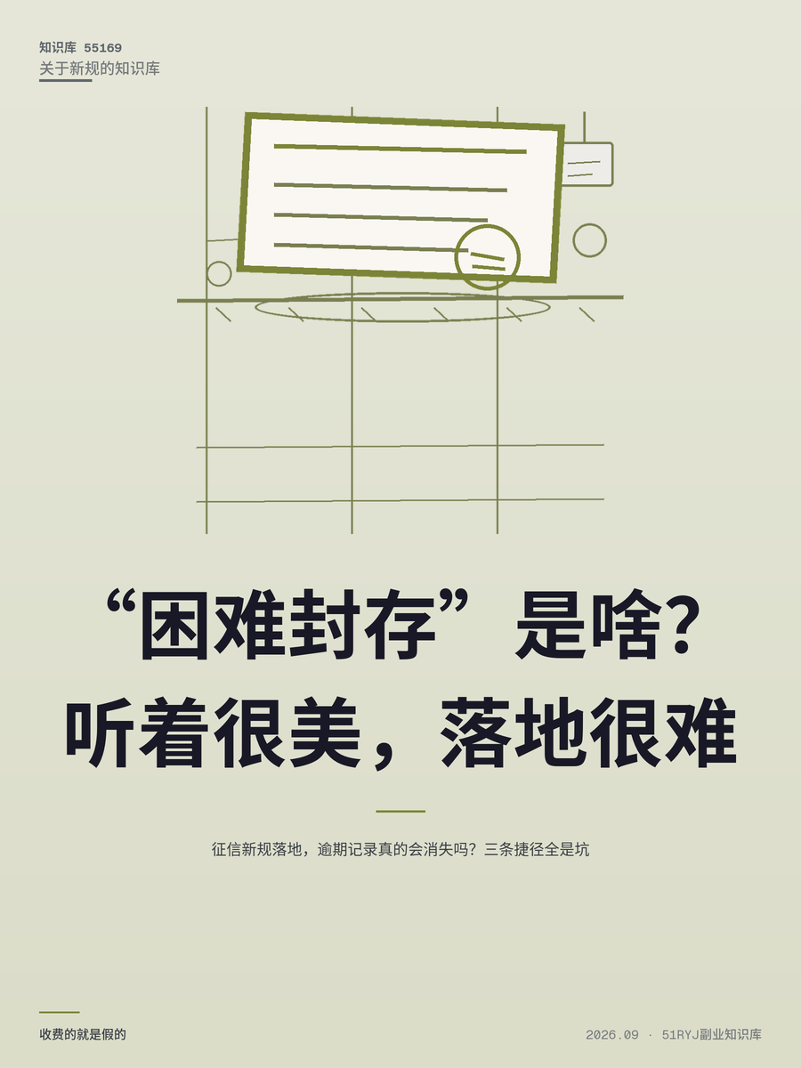 征信新规落地，逾期记录真的会消失吗？三条捷径全是坑