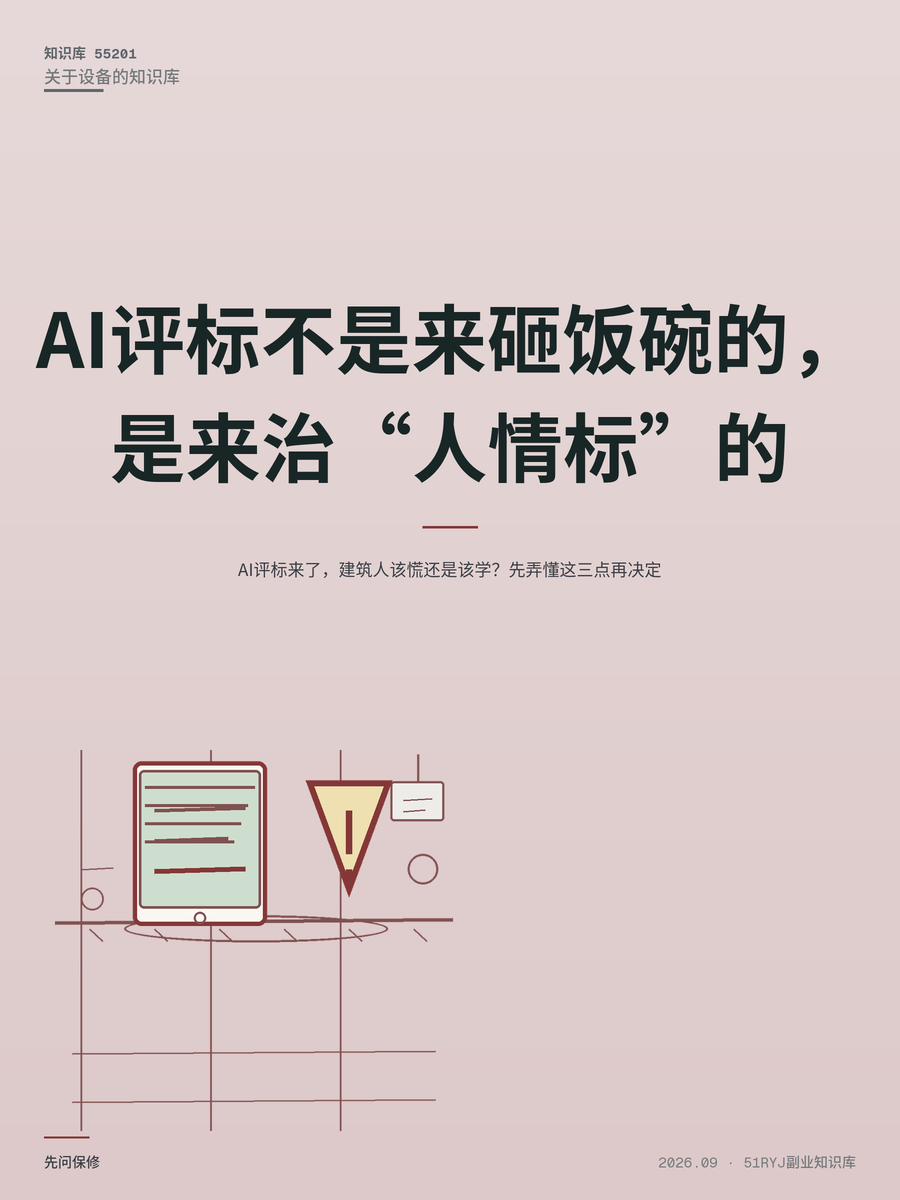 AI评标来了，建筑人该慌还是该学？先弄懂这三点再决定