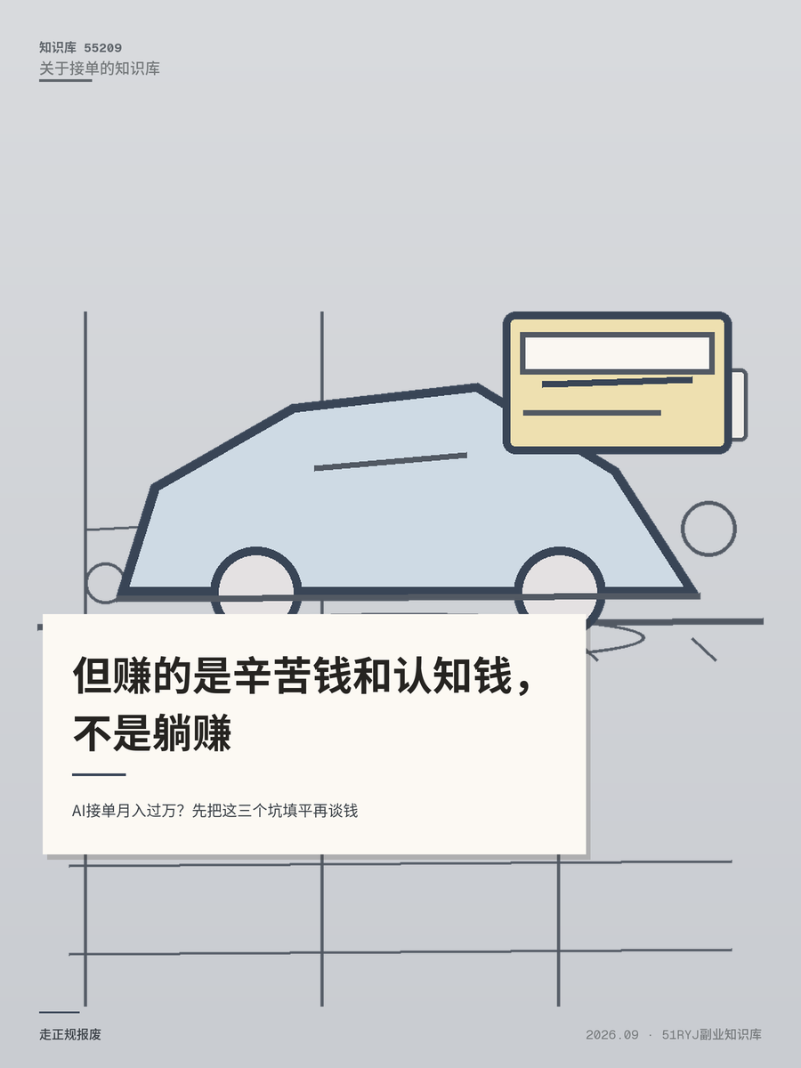 AI接单月入过万？先把这三个坑填平再谈钱