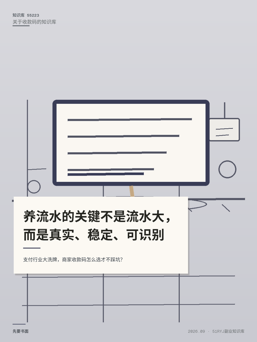支付行业大洗牌，商家收款码怎么选才不踩坑？