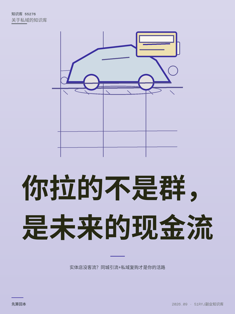 实体店没客流？同城引流+私域复购才是你的活路