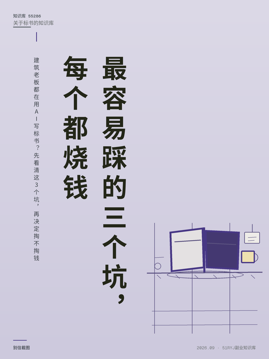 建筑老板都在用AI写标书？先看清这3个坑，再决定掏不掏钱