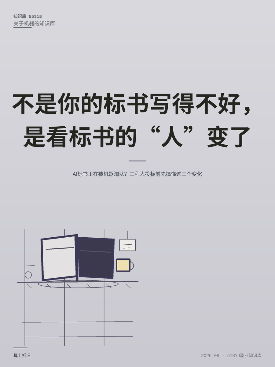 AI标书正在被机器淘汰？工程人投标前先搞懂这三个变化