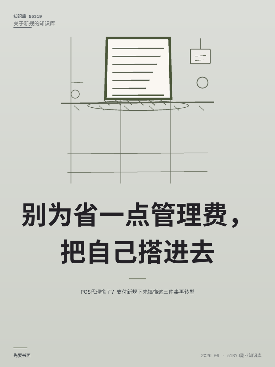 POS代理慌了？支付新规下先搞懂这三件事再转型
