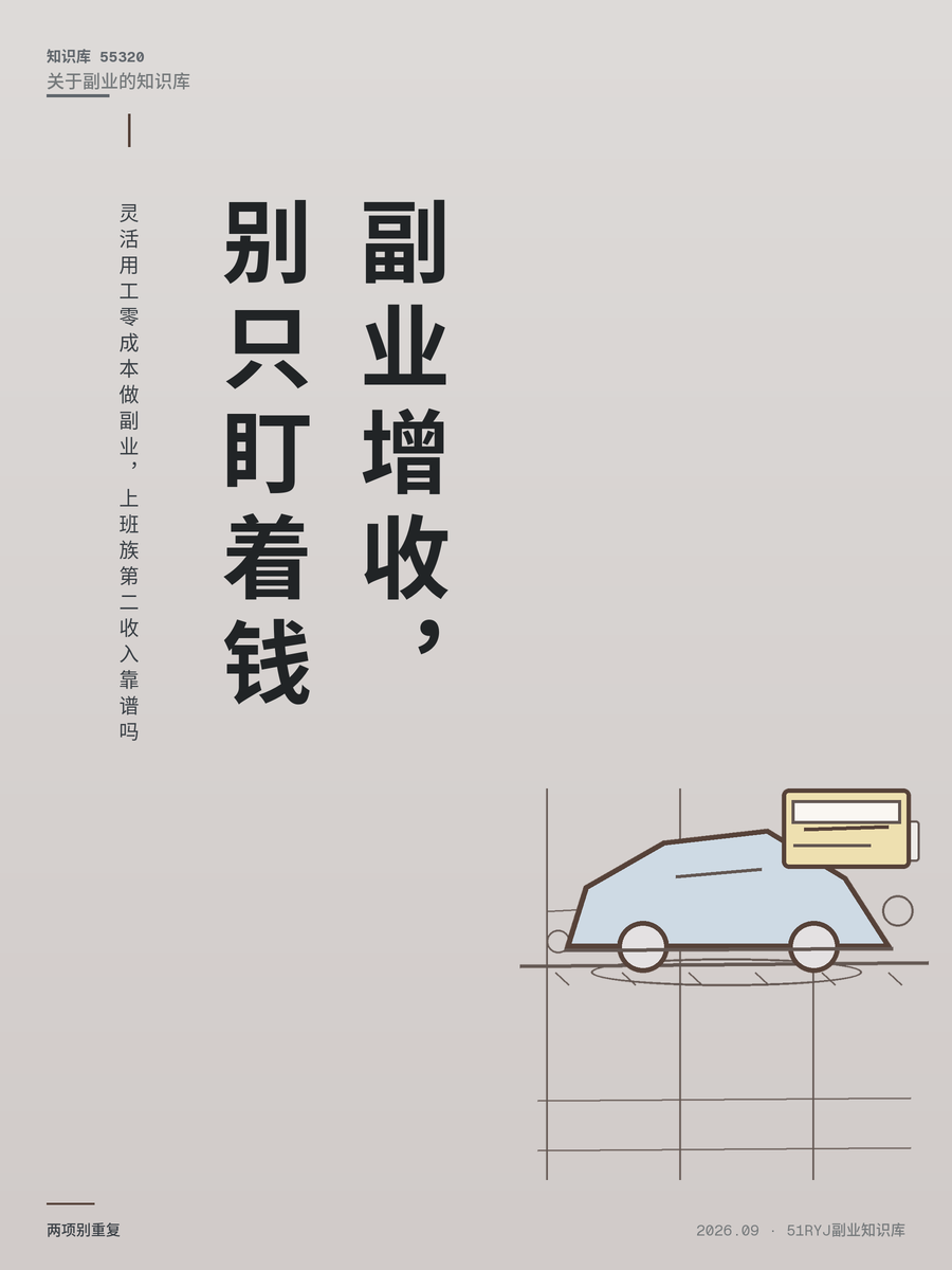 灵活用工零成本做副业，上班族第二收入靠谱吗