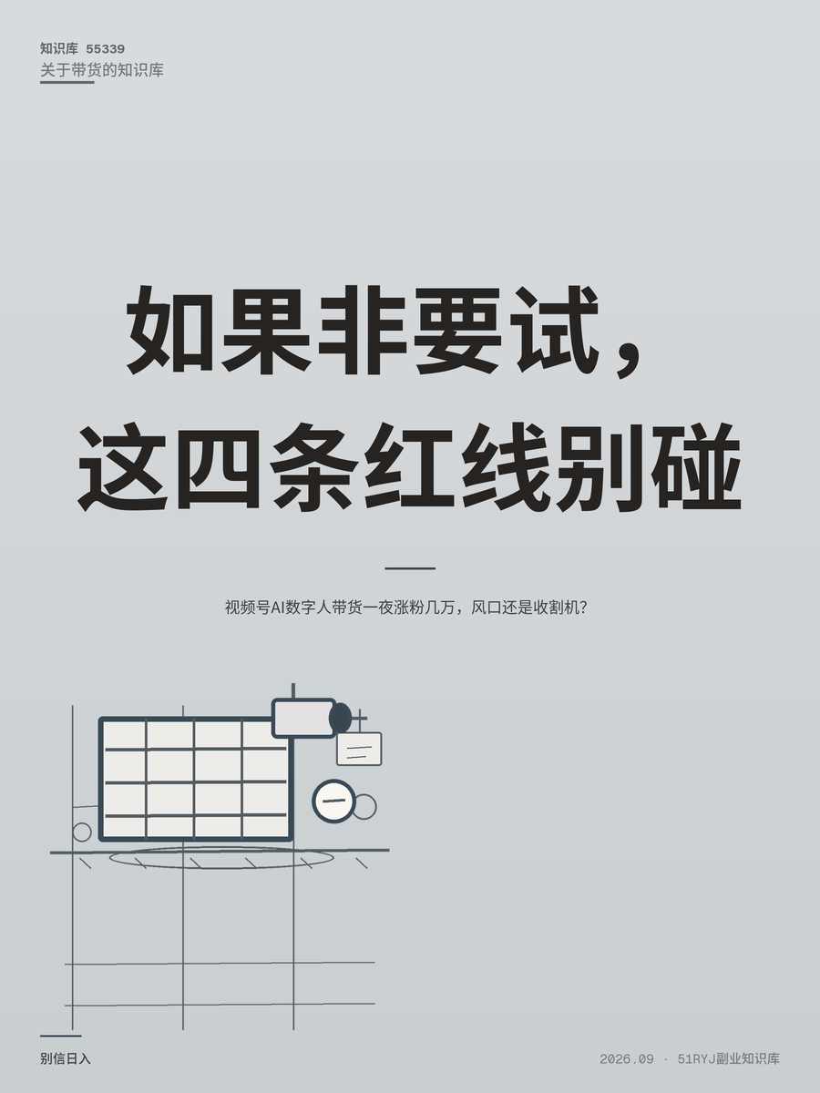视频号AI数字人带货一夜涨粉几万，风口还是收割机？