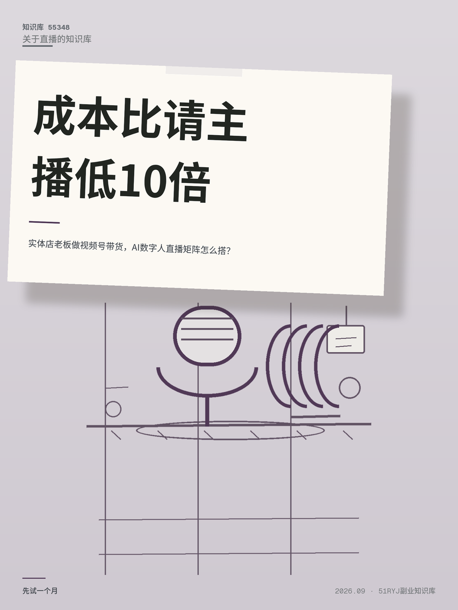 实体店老板做视频号带货，AI数字人直播矩阵怎么搭？