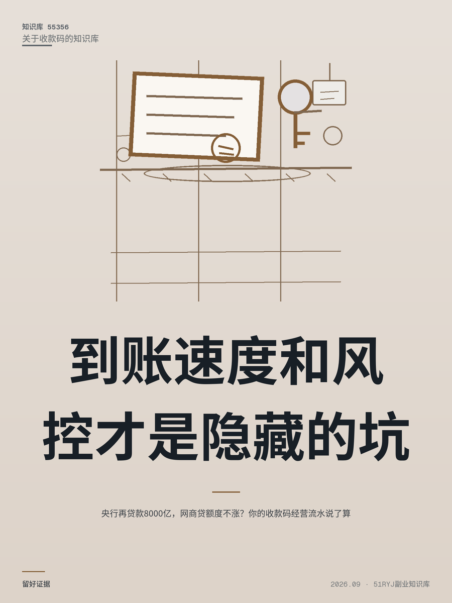 央行再贷款8000亿，网商贷额度不涨？你的收款码经营流水说了算
