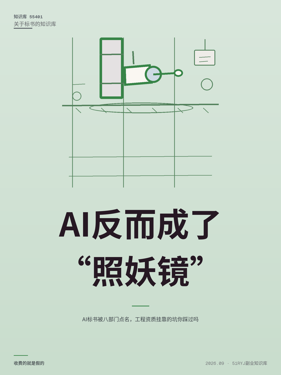 AI标书被八部门点名，工程资质挂靠的坑你踩过吗