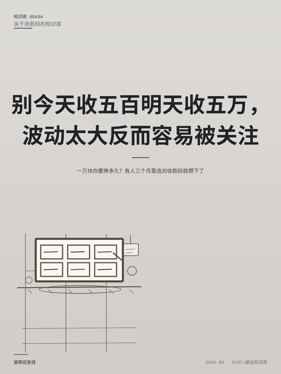 一万块你要挣多久？有人三个月靠选对收款码就攒下了