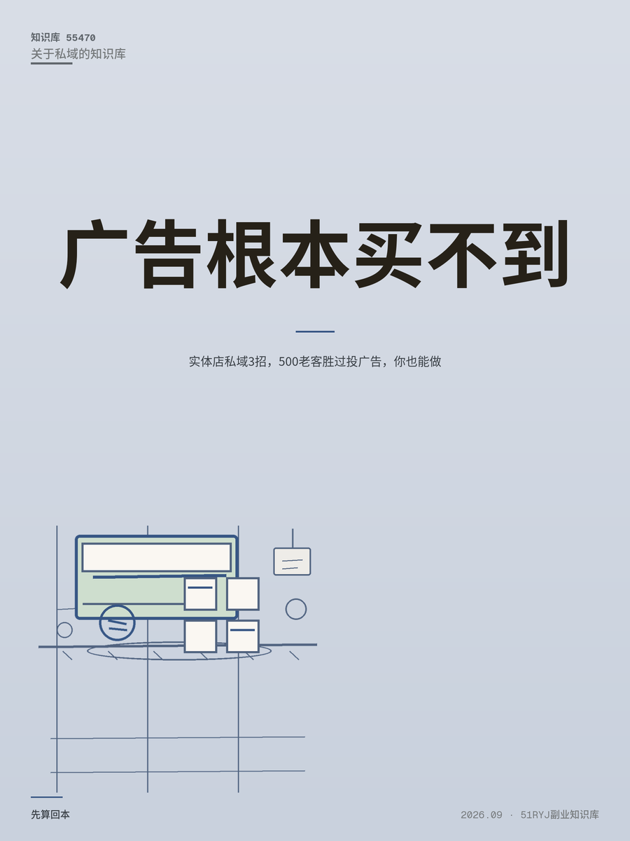 实体店私域3招，500老客胜过投广告，你也能做