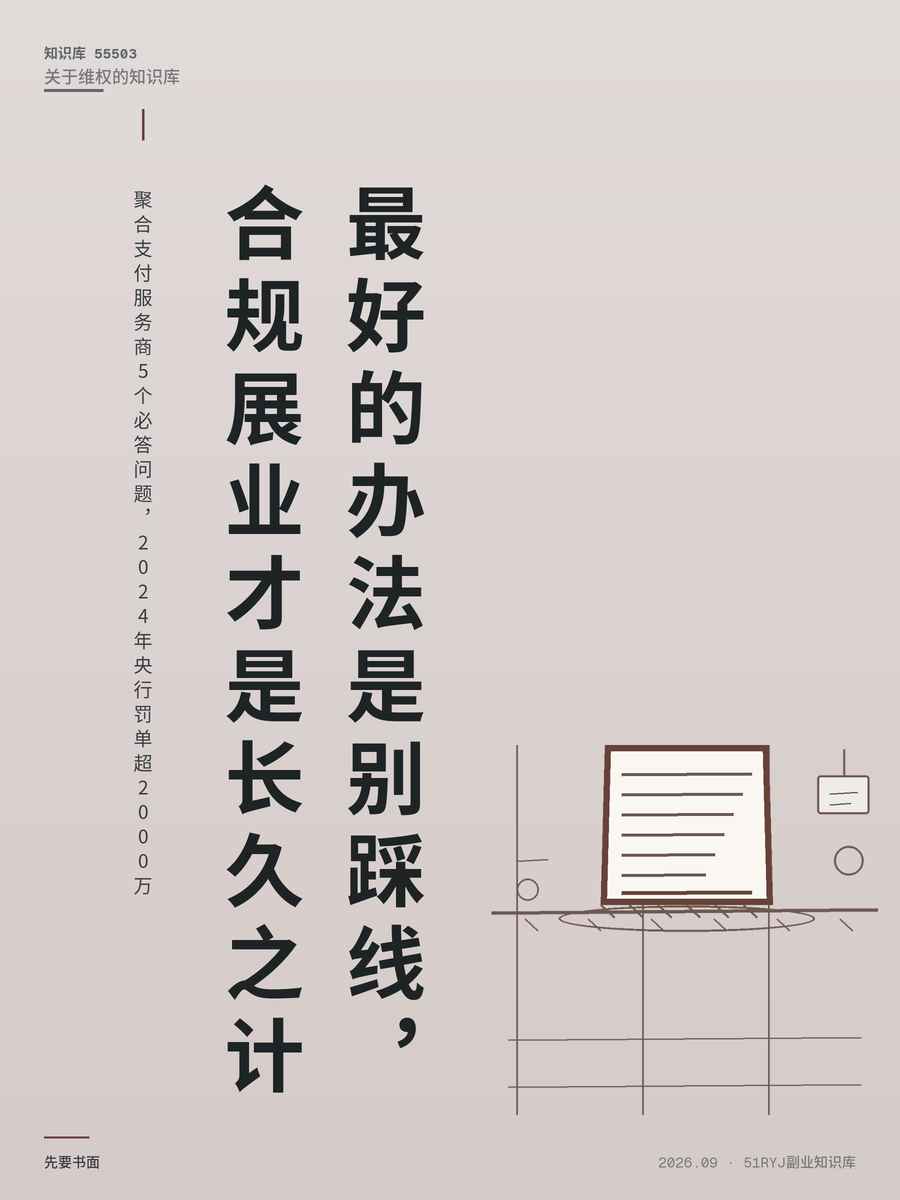 聚合支付服务商5个必答问题，2024年央行罚单超2000万