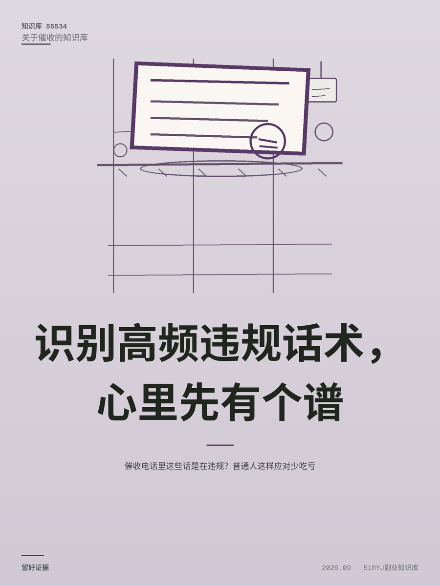 催收电话里这些话是在违规？普通人这样应对少吃亏