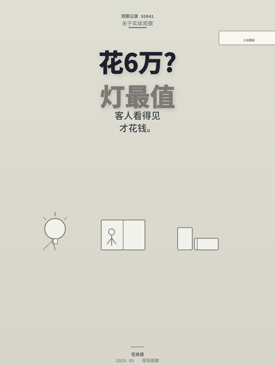 小店翻新花了6万，这3处钱最值，老店主账本算给你听